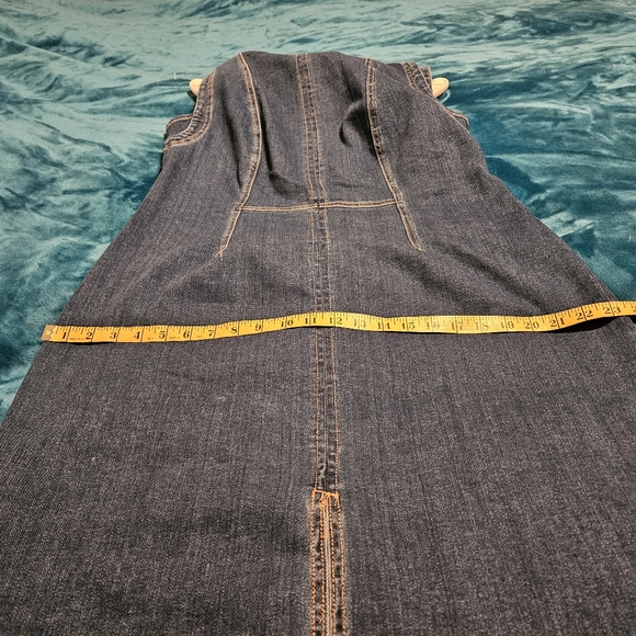 Anthrpologie Women's Blue Denim Dress Sz 1x - Picture 14 of 15